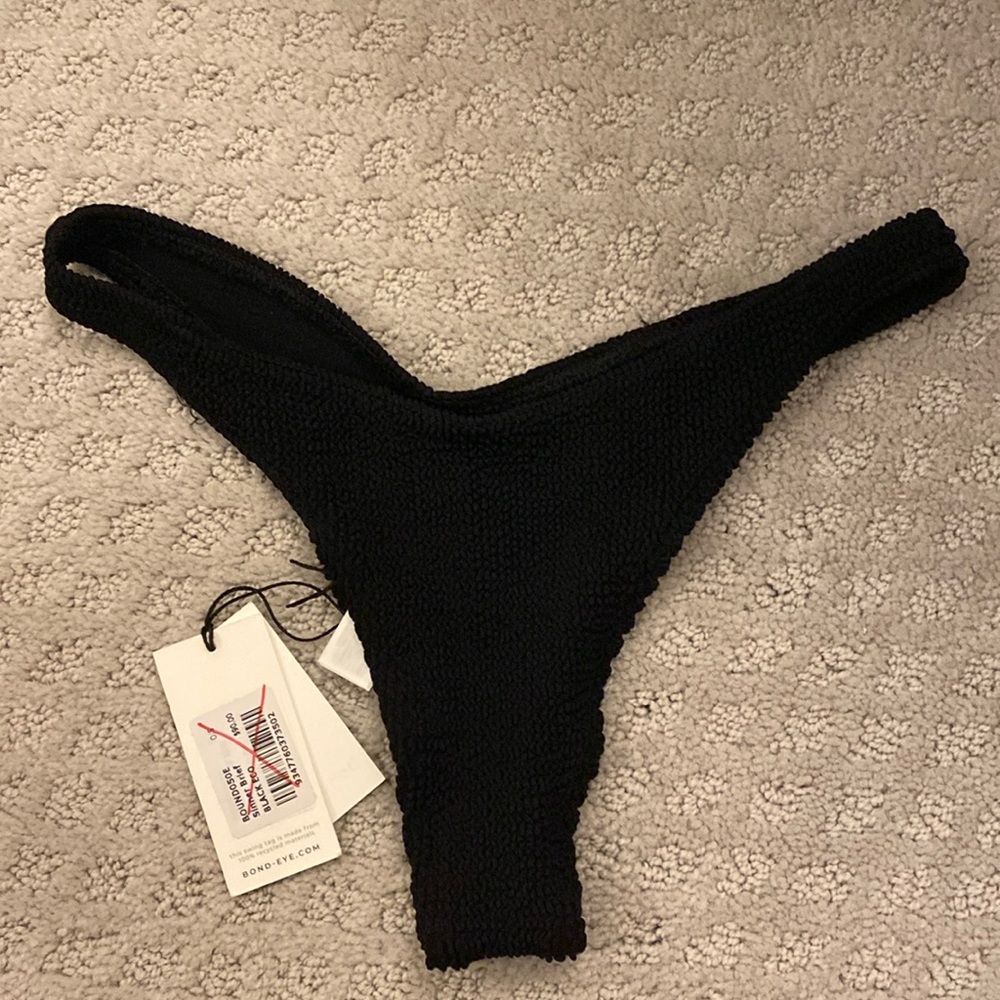 BRAND NEW W/ TAGS NEVER WORN BLACK SWIM BOTTOMS